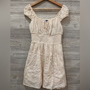 Cream Off-Shoulder Dress - Old Navy